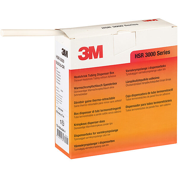 3M Warmschrumpfschlauch Rolle 24/8 mm,trans.,dünn. HSR 3000 24/8 clr